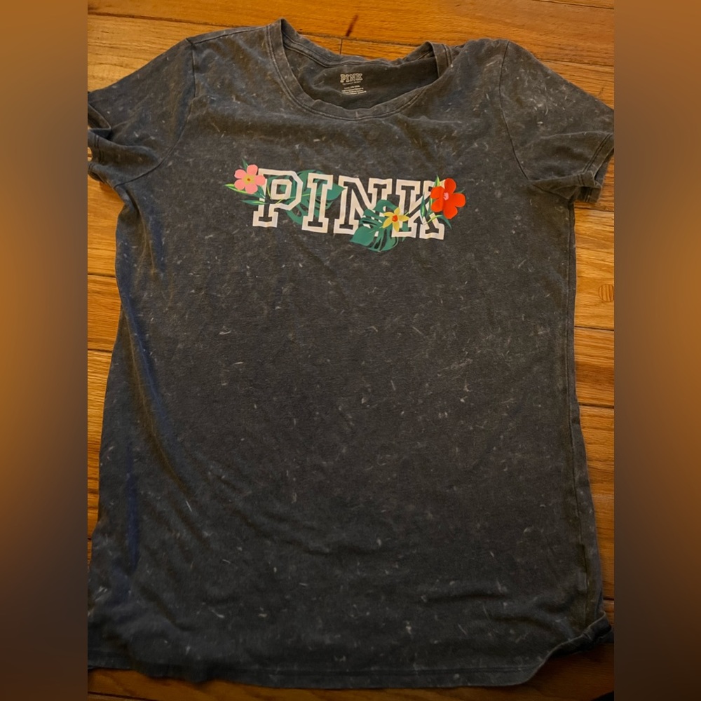 NWOT Pink Flower Tee